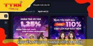 Khuyến mãi cho thành viên TT88 mới
